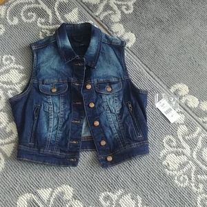 ✨NWT Liquid Jeans Vest XS
